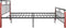 vidaXL - Bedframe - metaal - en - massief - eikenhout - 140x200 - cm