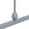 vidaXL - Bedframe - metaal - grijs - 100x200 - cm