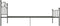 vidaXL - Bedframe - metaal - grijs - 100x200 - cm
