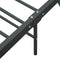 vidaXL - Bedframe - metaal - grijs - 120x200 - cm