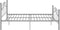 vidaXL - Bedframe - metaal - grijs - 120x200 - cm