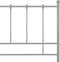 vidaXL - Bedframe - metaal - grijs - 120x200 - cm