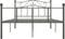 vidaXL - Bedframe - metaal - grijs - 120x200 - cm