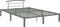 vidaXL - Bedframe - metaal - grijs - 120x200 - cm