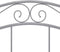 vidaXL - Bedframe - metaal - grijs - 120x200 - cm