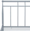 vidaXL - Bedframe - metaal - grijs - 140x200 - cm