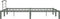 vidaXL - Bedframe - metaal - grijs - 140x200 - cm