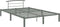 vidaXL - Bedframe - metaal - grijs - 140x200 - cm
