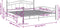 vidaXL - Bedframe - metaal - grijs - 160x200 - cm