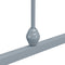 vidaXL - Bedframe - metaal - grijs - 160x200 - cm