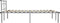 vidaXL - Bedframe - metaal - grijs - 160x200 - cm