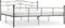 vidaXL - Bedframe - metaal - grijs - 180x200 - cm