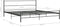 vidaXL - Bedframe - metaal - grijs - 180x200 - cm