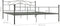 vidaXL - Bedframe - metaal - grijs - 180x200 - cm