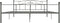 vidaXL - Bedframe - metaal - grijs - 180x200 - cm