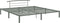 vidaXL - Bedframe - metaal - grijs - 180x200 - cm
