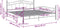 vidaXL - Bedframe - metaal - grijs - 200x200 - cm