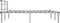 vidaXL - Bedframe - metaal - grijs - 200x200 - cm
