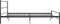 vidaXL - Bedframe - metaal - grijs - 200x200 - cm