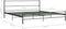 vidaXL - Bedframe - metaal - grijs - 200x200 - cm