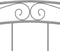 vidaXL - Bedframe - metaal - grijs - 200x200 - cm
