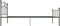 vidaXL - Bedframe - metaal - grijs - 90x200 - cm