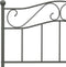 vidaXL - Bedframe - metaal - grijs - 90x200 - cm