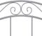 vidaXL - Bedframe - metaal - grijs - 90x200 - cm