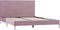 vidaXL - Bedframe - metaal - grijs - en - wit - 100x200 - cm