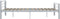 vidaXL - Bedframe - metaal - grijs - en - wit - 120x200 - cm