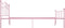 vidaXL - Bedframe - metaal - roze - 140x200 - cm