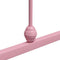 vidaXL - Bedframe - metaal - roze - 90x200 - cm