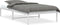 vidaXL - Bedframe - metaal - wit - 100x190 - cm