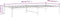 vidaXL - Bedframe - metaal - wit - 100x190 - cm
