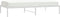 vidaXL - Bedframe - metaal - wit - 100x190 - cm