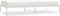 vidaXL - Bedframe - metaal - wit - 100x200 - cm