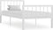 vidaXL - Bedframe - metaal - wit - 100x200 - cm