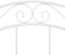 vidaXL - Bedframe - metaal - wit - 100x200 - cm