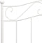 vidaXL - Bedframe - metaal - wit - 100x200 - cm