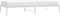 vidaXL - Bedframe - metaal - wit - 100x200 - cm
