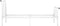 vidaXL - Bedframe - metaal - wit - 100x200 - cm