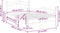 vidaXL - Bedframe - metaal - wit - 120x200 - cm
