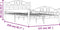 vidaXL - Bedframe - metaal - wit - 120x200 - cm
