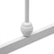 vidaXL - Bedframe - metaal - wit - 120x200 - cm