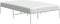 vidaXL - Bedframe - metaal - wit - 120x200 - cm