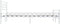 vidaXL - Bedframe - metaal - wit - 120x200 - cm