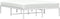 vidaXL-Bedframe-metaal-wit-140x190-cm