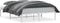 vidaXL - Bedframe - metaal - wit - 140x200 - cm