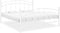 vidaXL - Bedframe - metaal - wit - 140x200 - cm