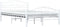 vidaXL - Bedframe - metaal - wit - 140x200 - cm
